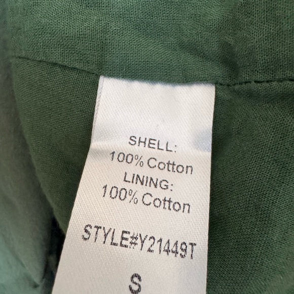 Small TUCKERNUCK Pomander Place Ceci Smocked Tiered Mini Dress Jaguar Green - Picture 4 of 4